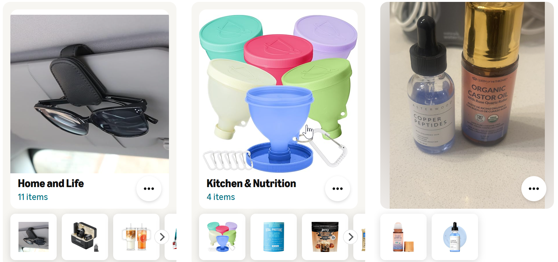 Our Amazon storefront — Home and Life, Kitchen and Nutrition, and more