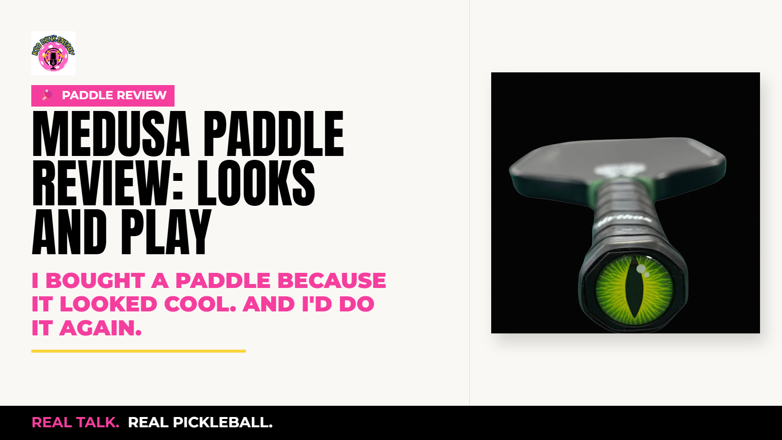 Medusa Paddle Review: Looks and Play